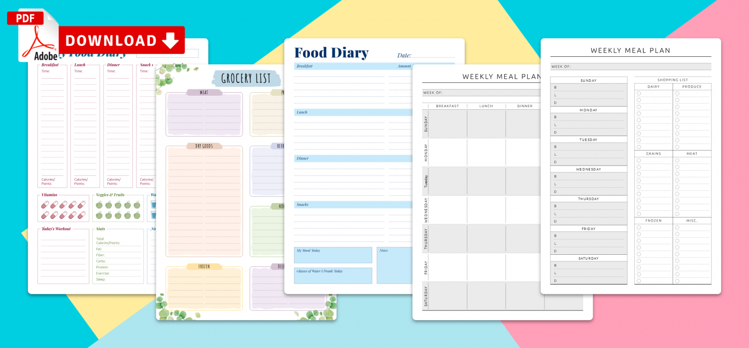 Free Meal Plan Template from onplanners.com