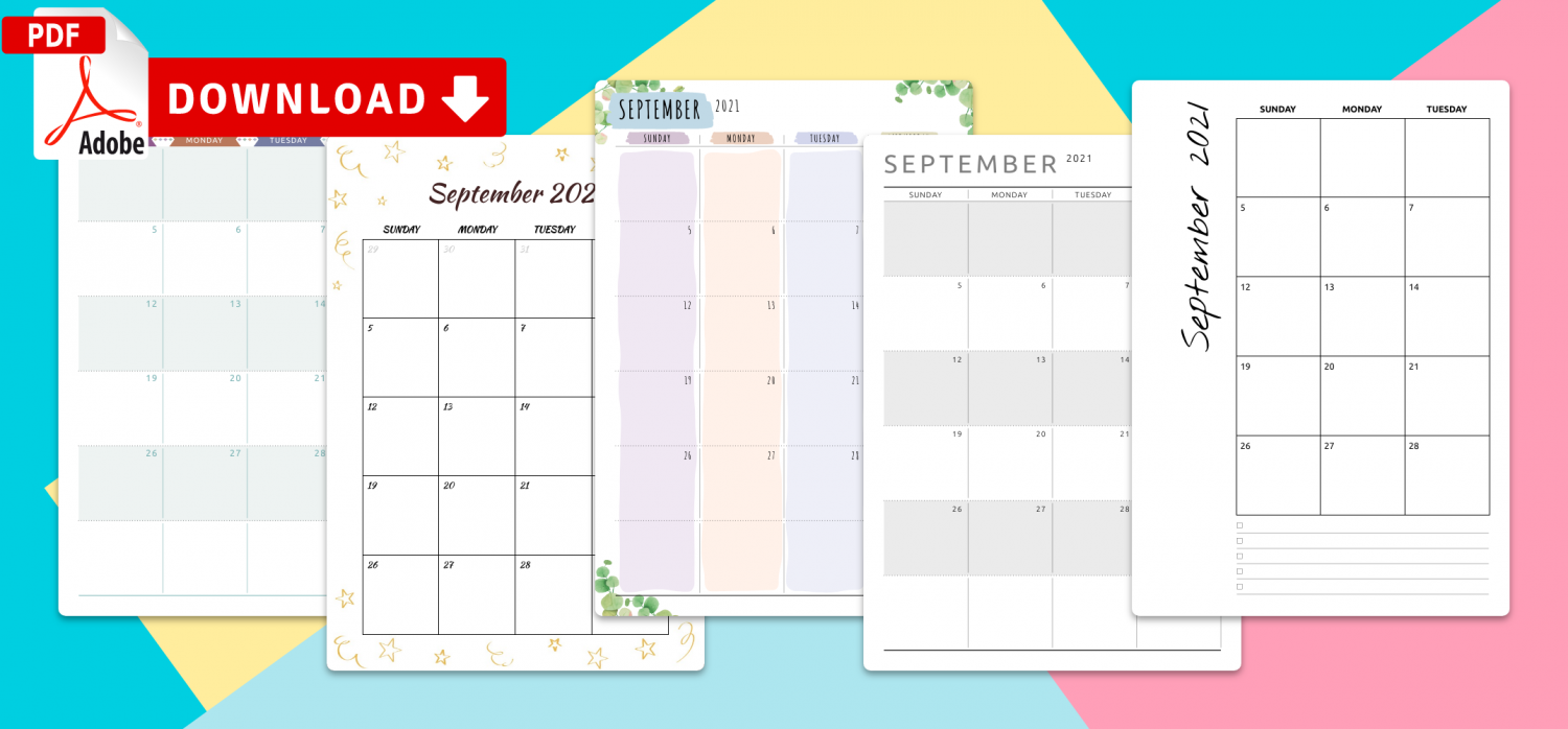 Get Calendars for September 2022