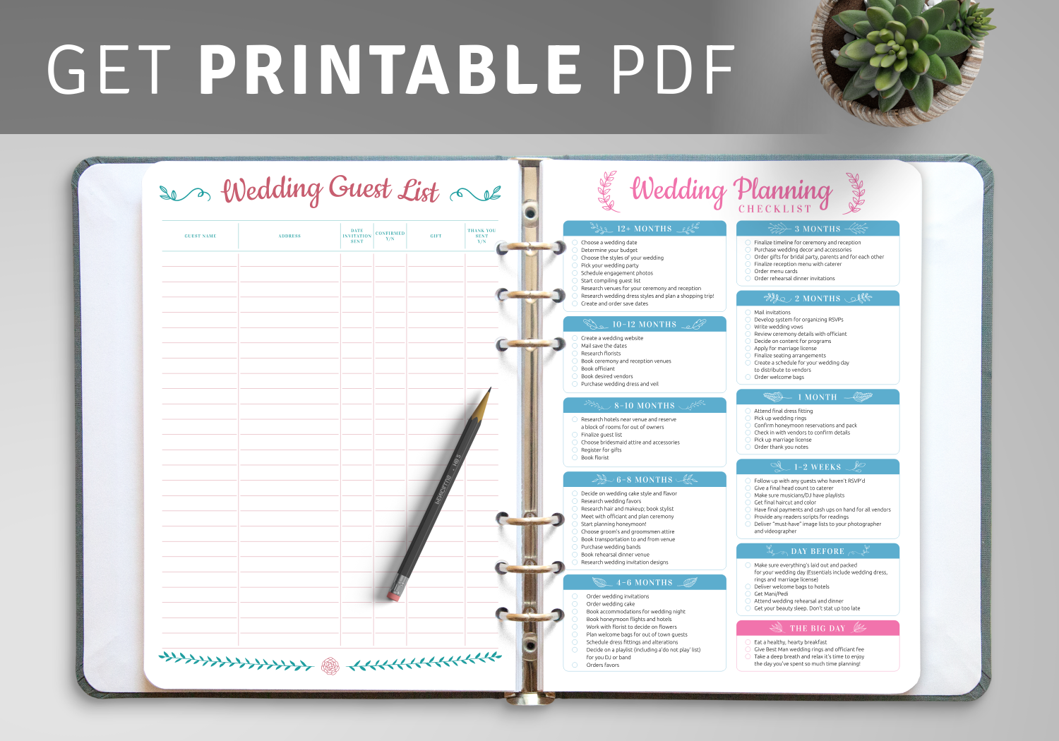Wedding Planning Templates