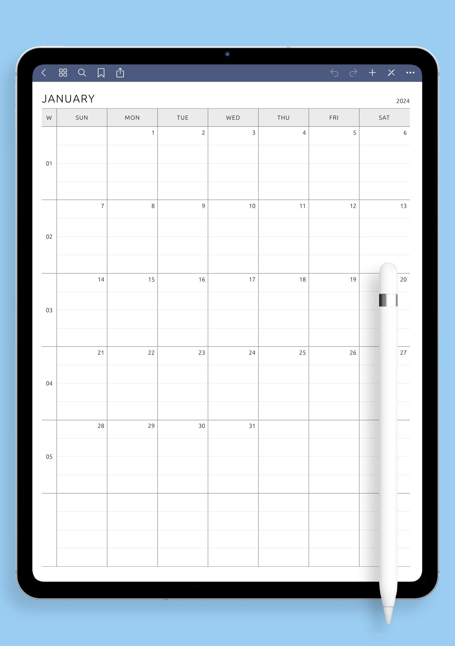 Download Printable One Page Lined Monthly Calendar PDF Download Printable One Page Lined Monthly Calendar PDF