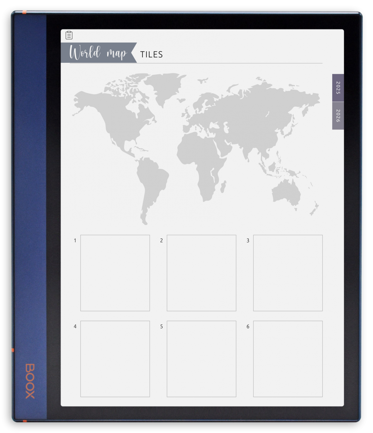 ONYX BOOX - Custom Section Book - Portrait Elegant-Color Theme