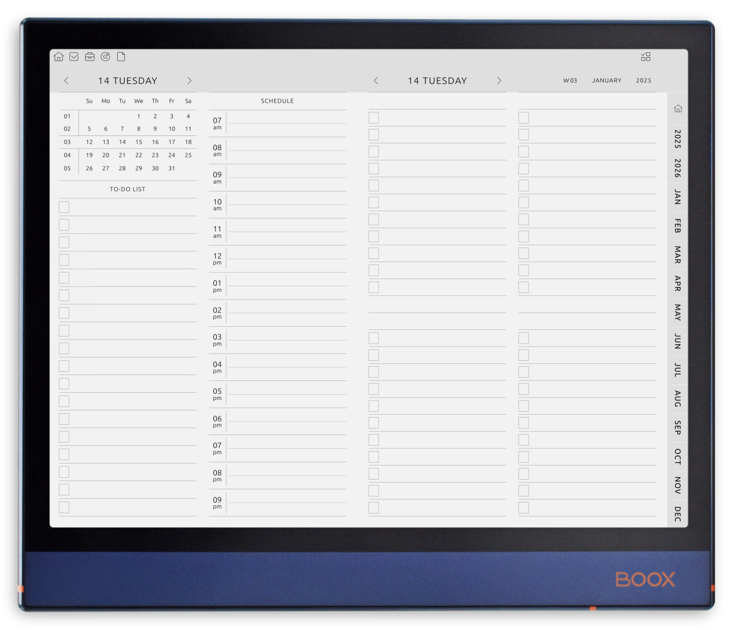 ONYX BOOX - To-Do List - Landscape Graceful Theme