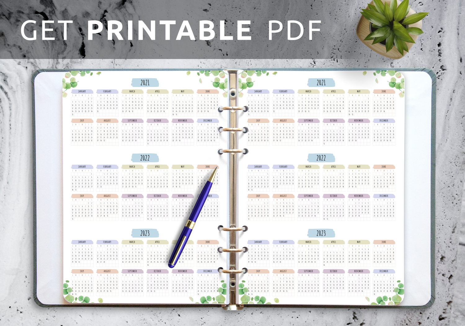 Free Printable 3 Year Calendars Example Calendar Printable Riset