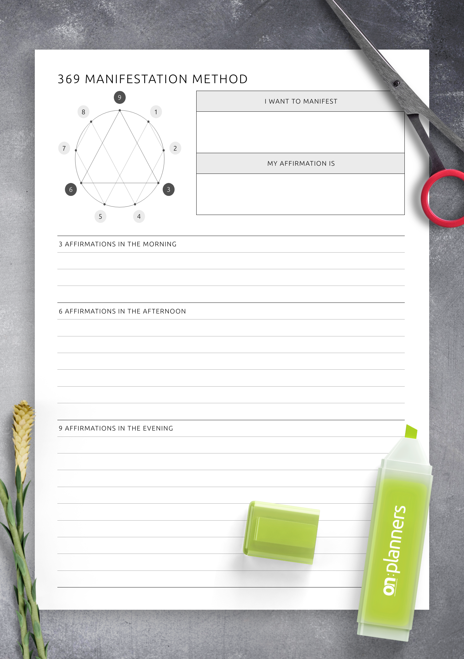 6 FREE Manifestation Journal Templates