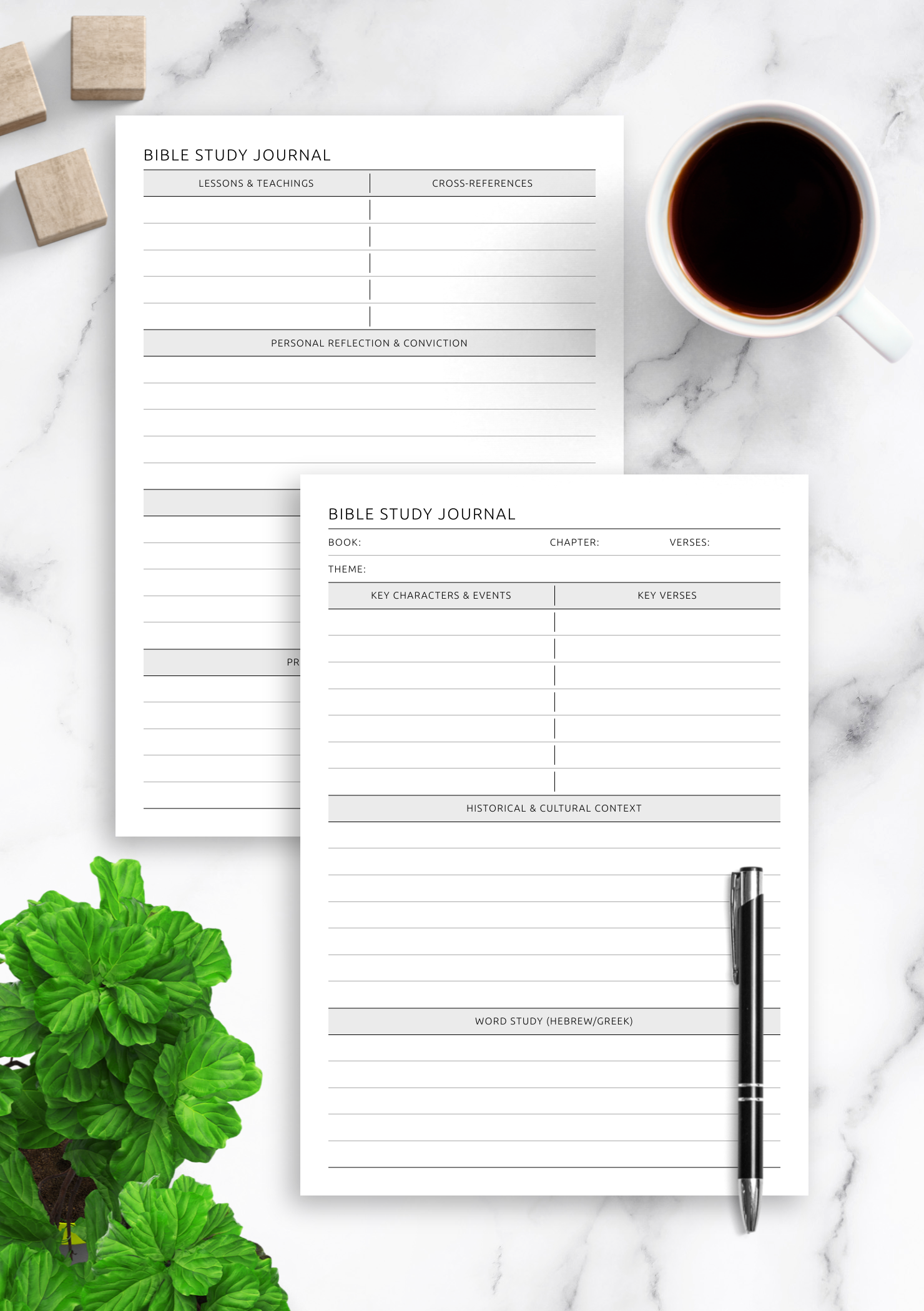 Download Printable Bible Study Journal Template PDF For Your Bible Study Download Printable Bible Study Journal Template PDF For Your Bible Study