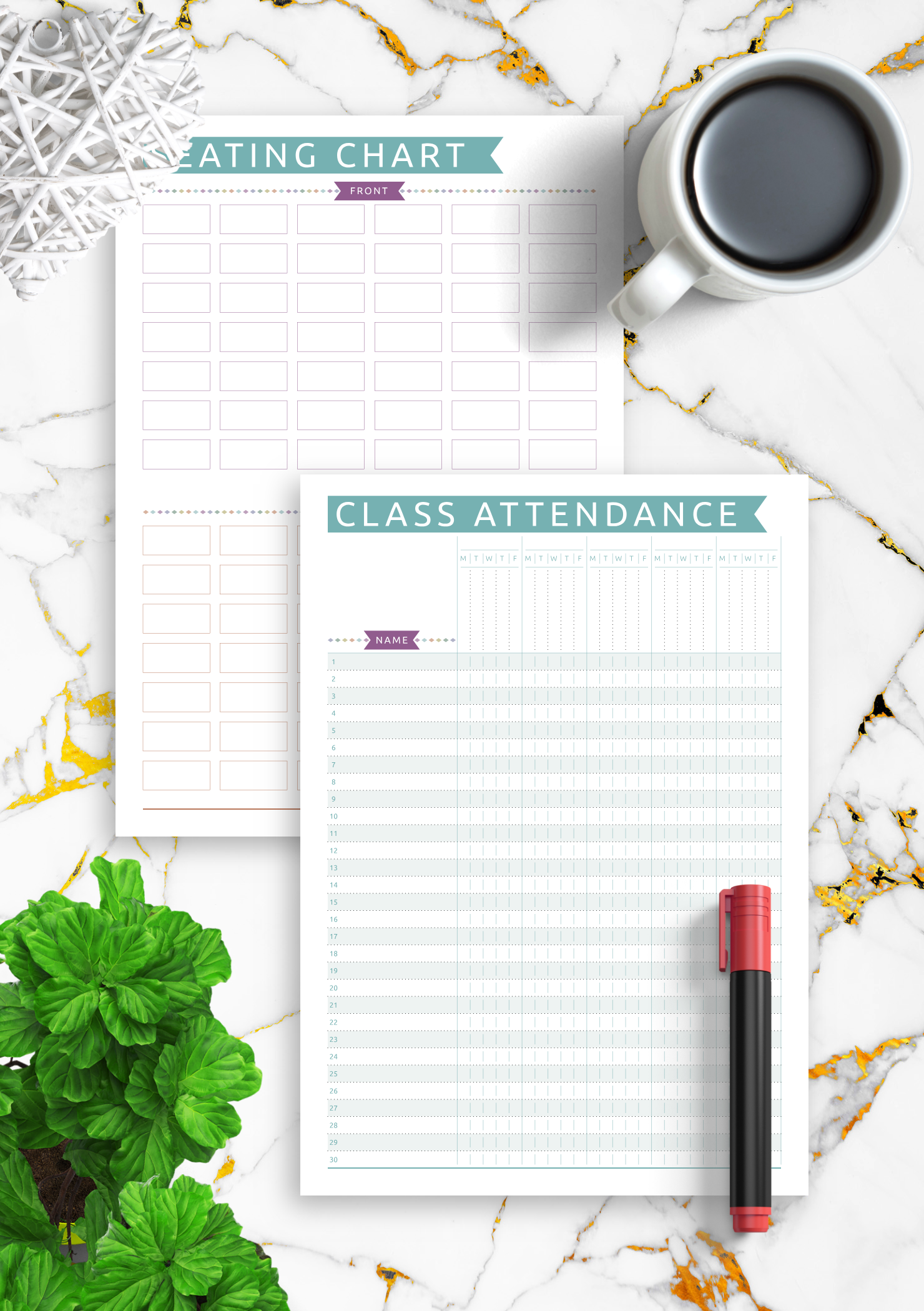 Attendance Chart Printable