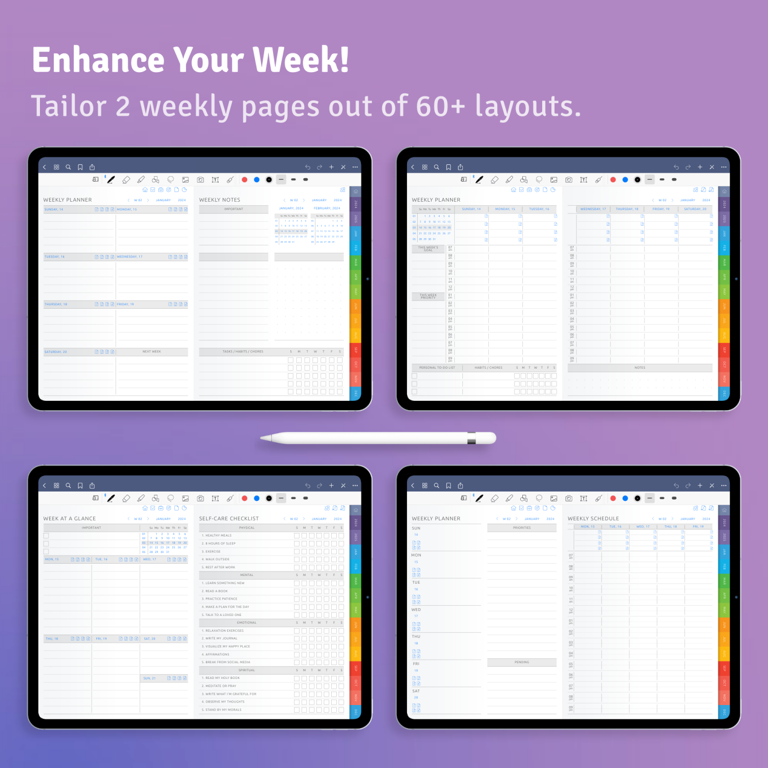 weekly templates