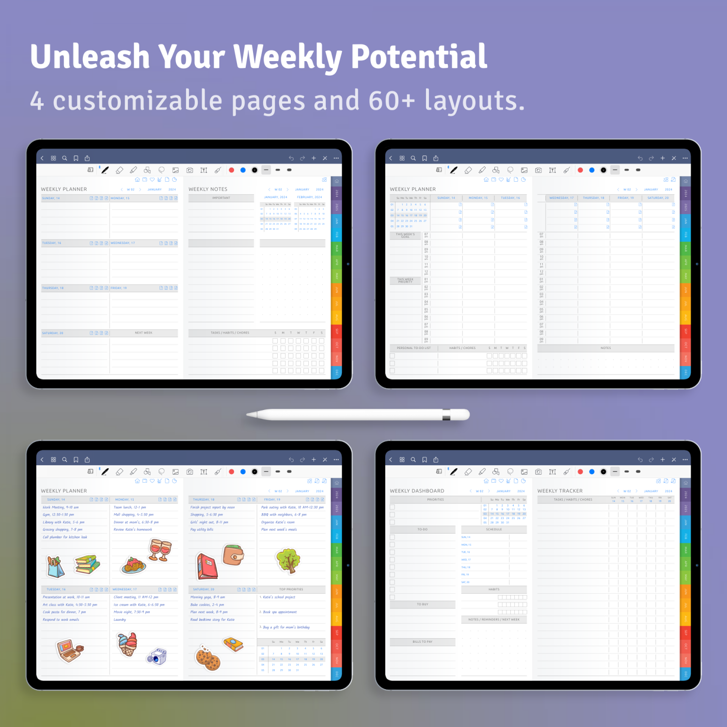 weekly templates