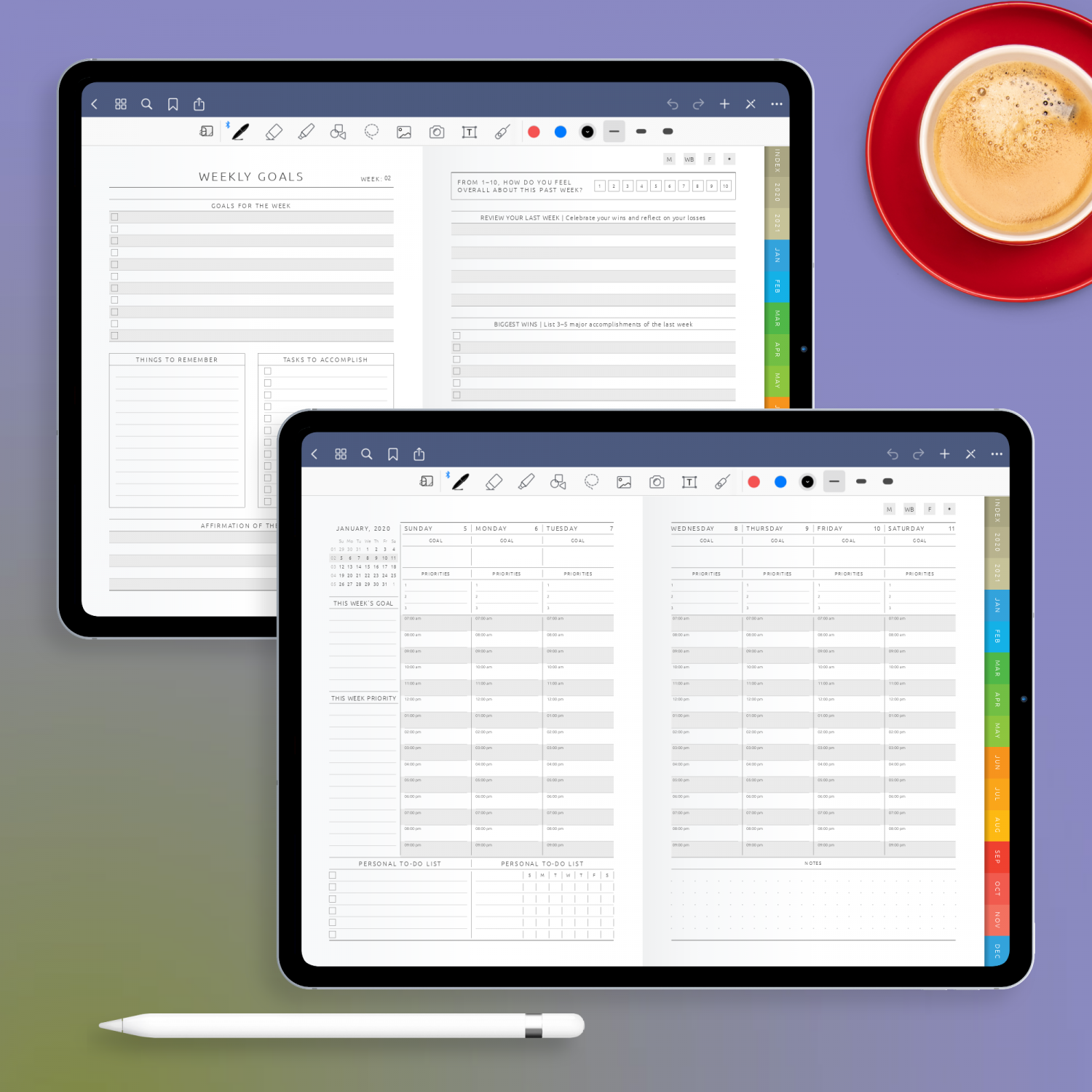 Digital Planner Template