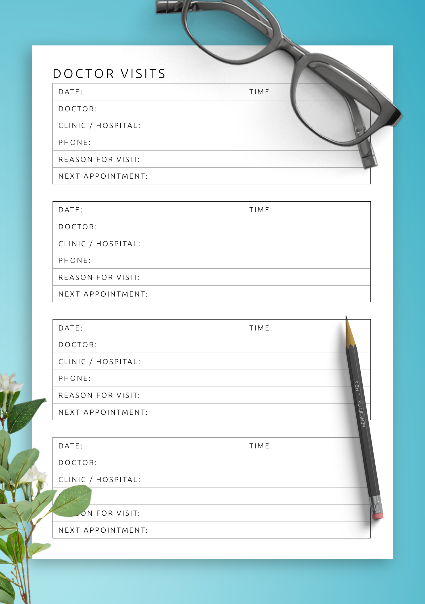 doctor visit checklist pdf