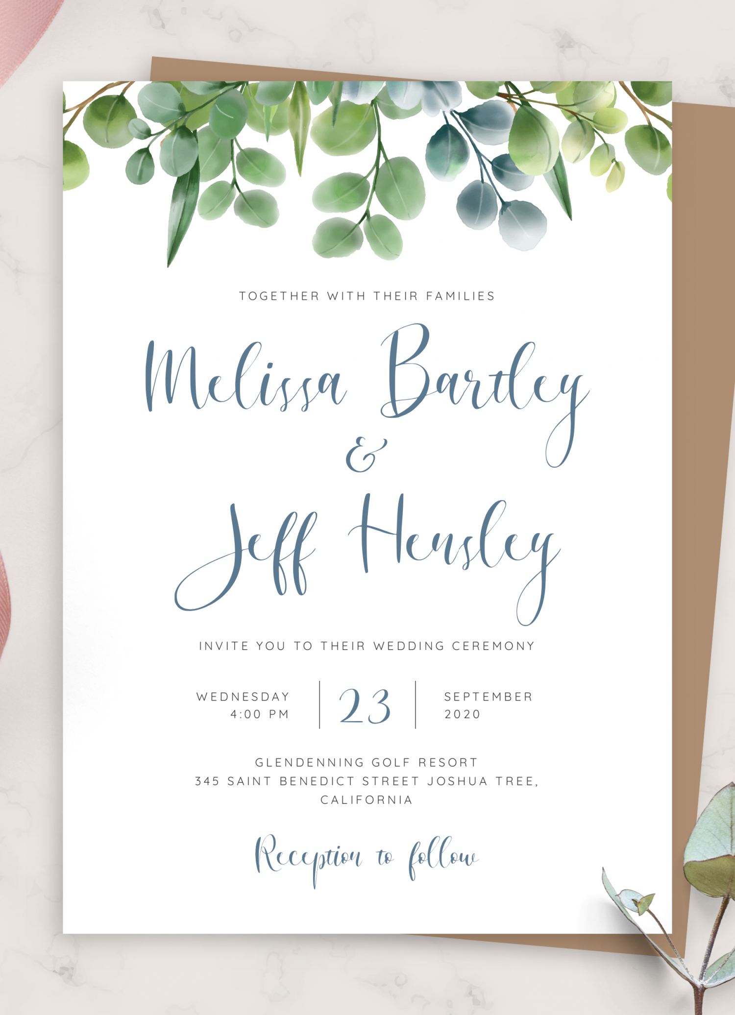 elegant templates for invitations free