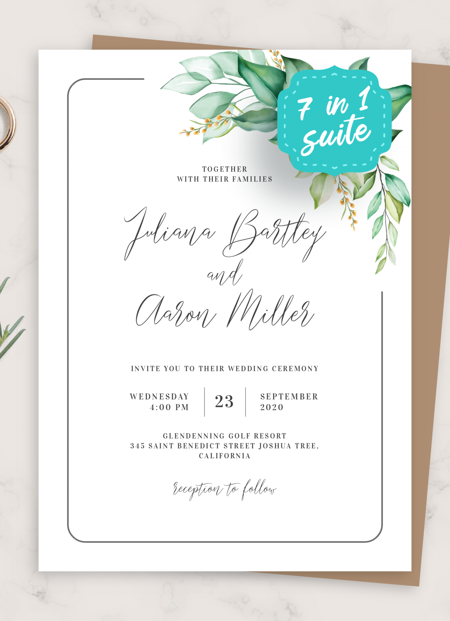 download-printable-elegant-greenery-boho-wedding-invitation-suite-pdf