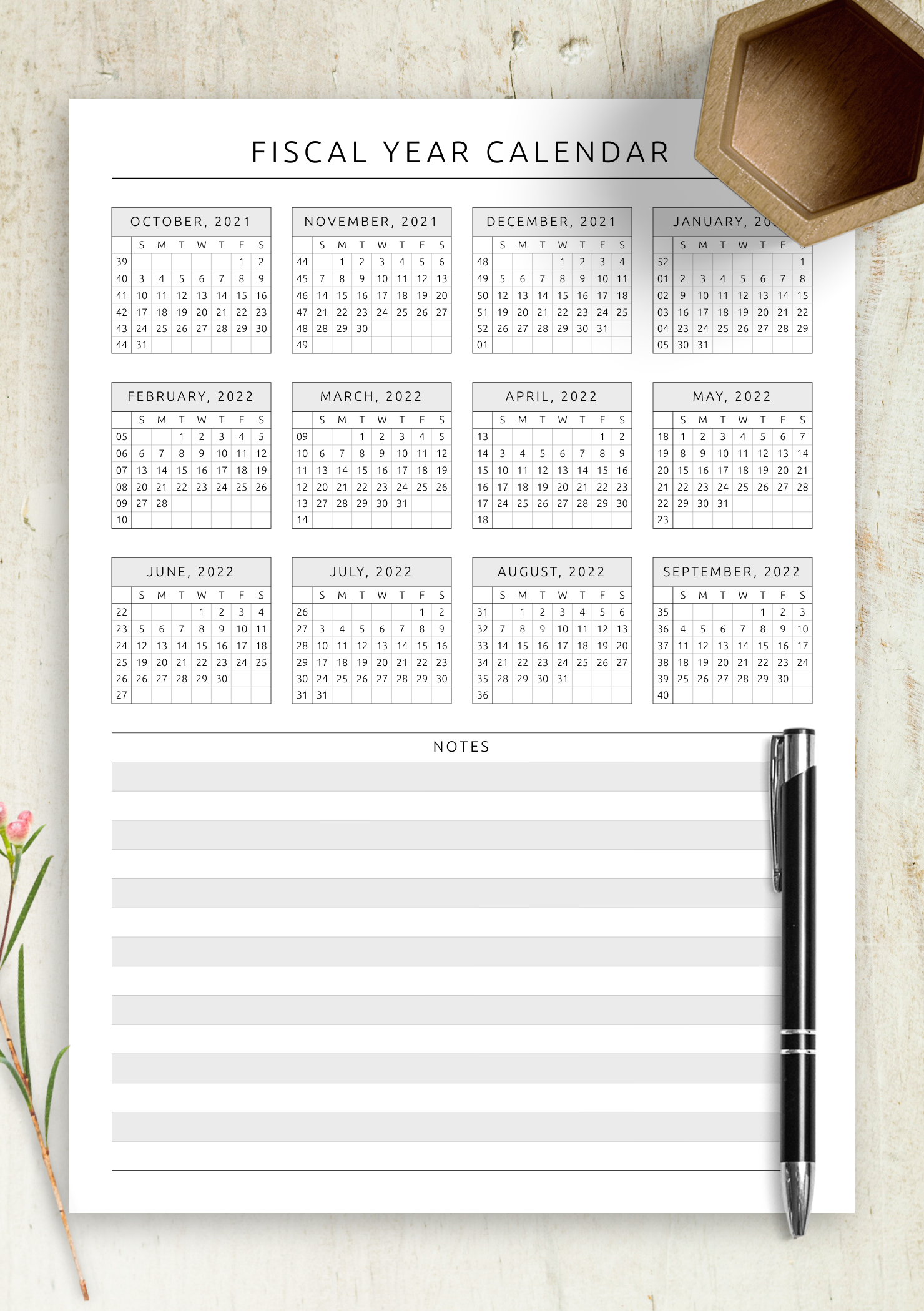 download-printable-fiscal-year-calendar-template-pdf