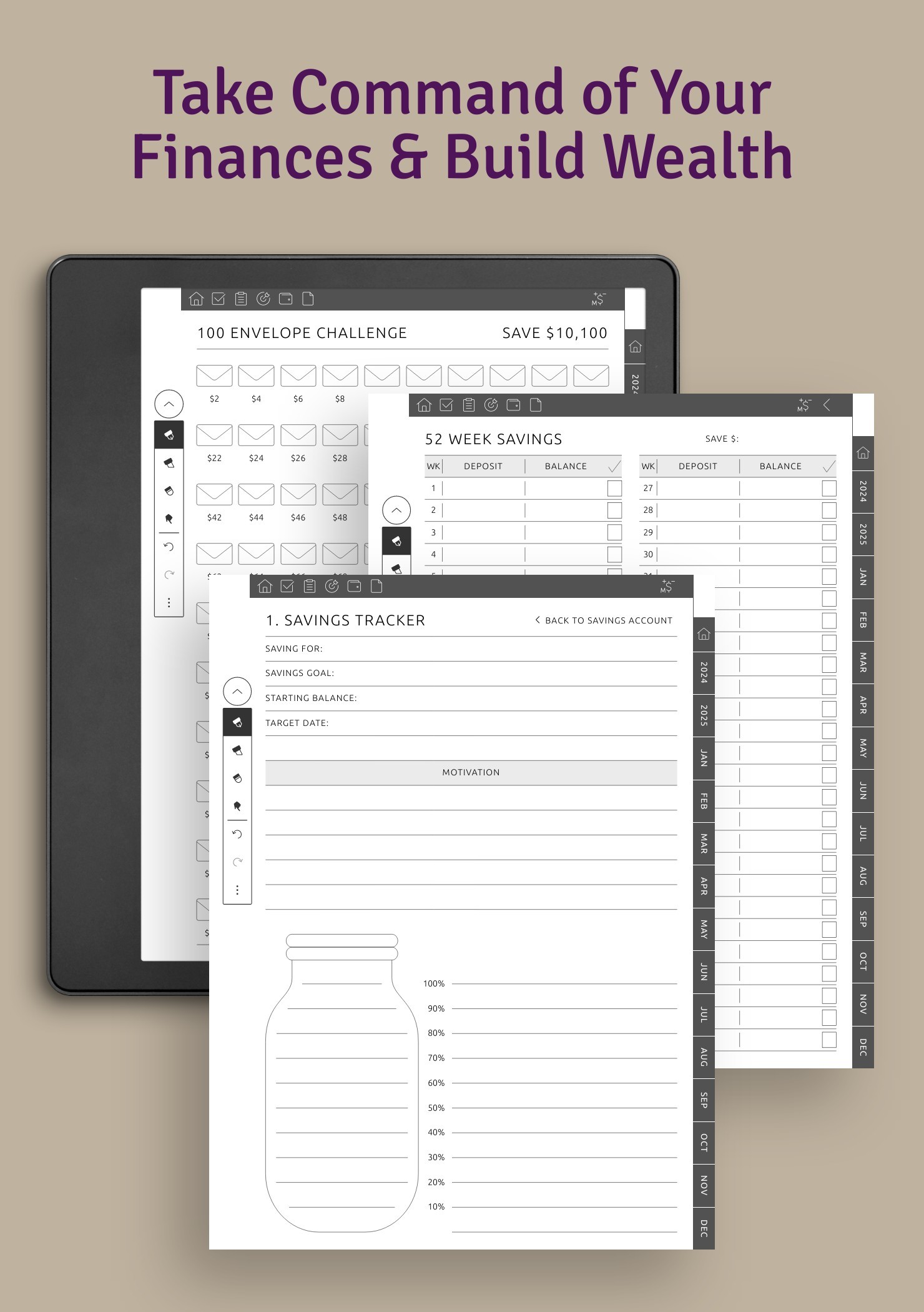 finance section templates