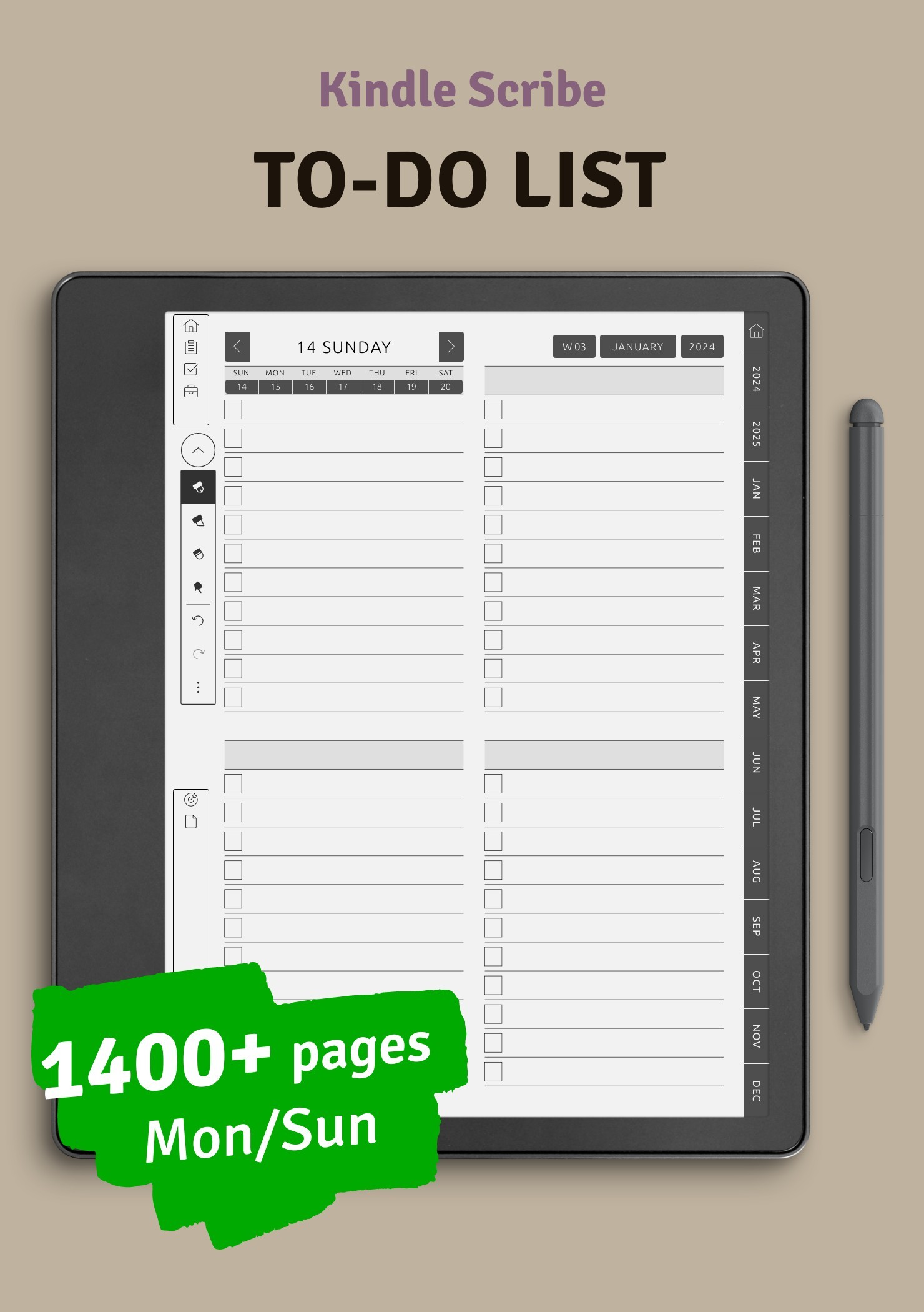 the first image for Kindle Scribe To-Do List 