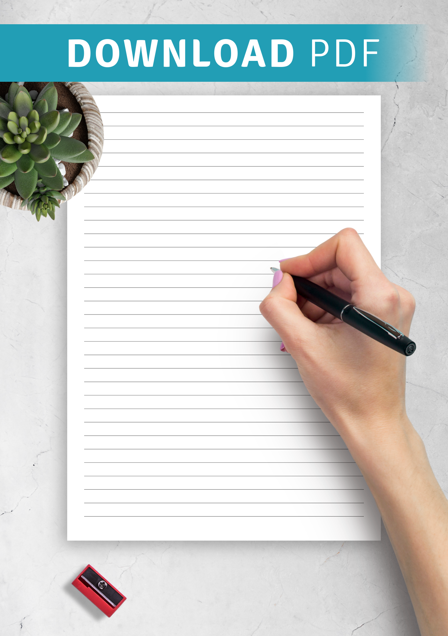 Printable Writing Paper With Room For Picture Lined Paper Full Half 