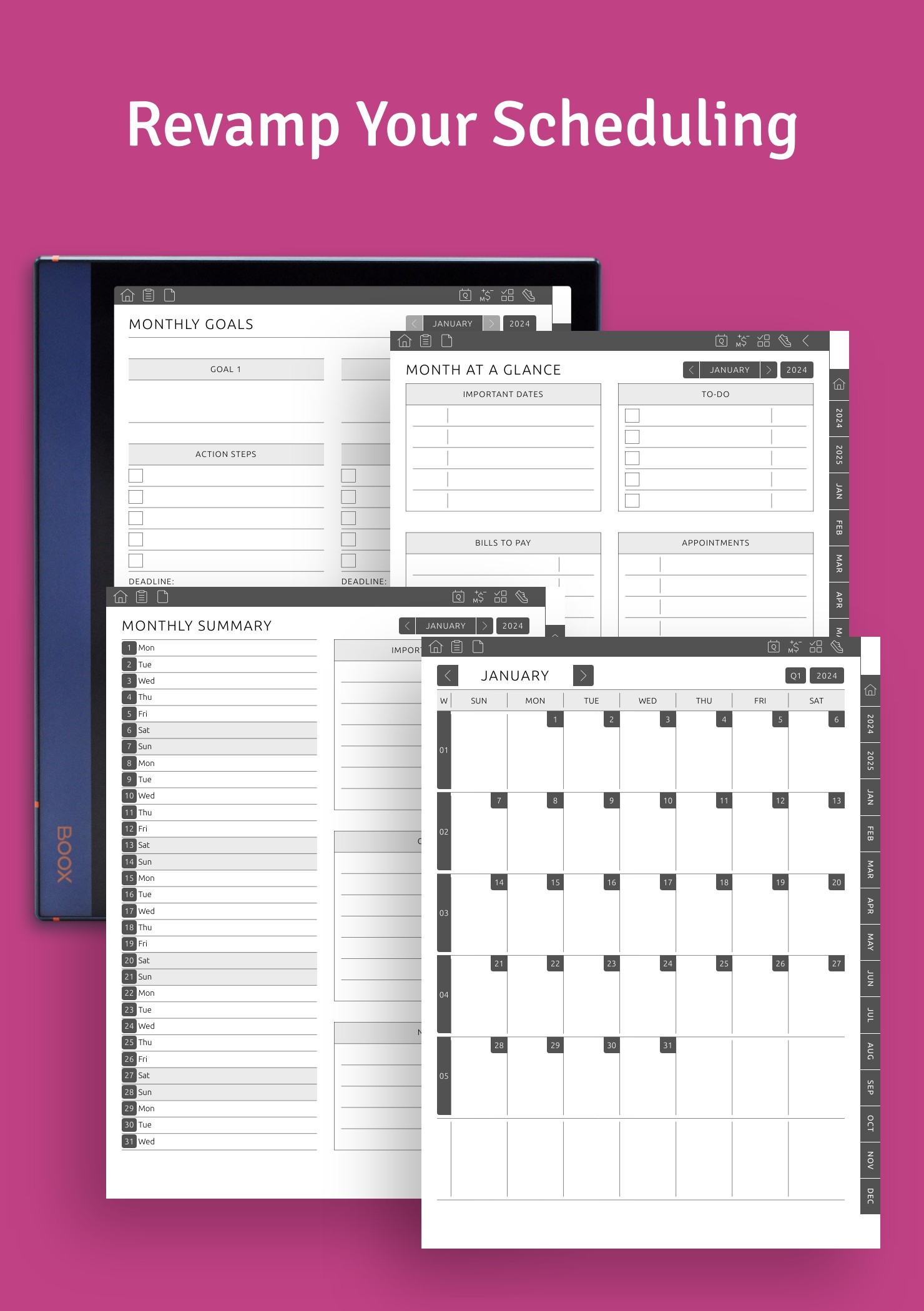 Download Onyx Boox Bullet Journal Hyperlinked PDF