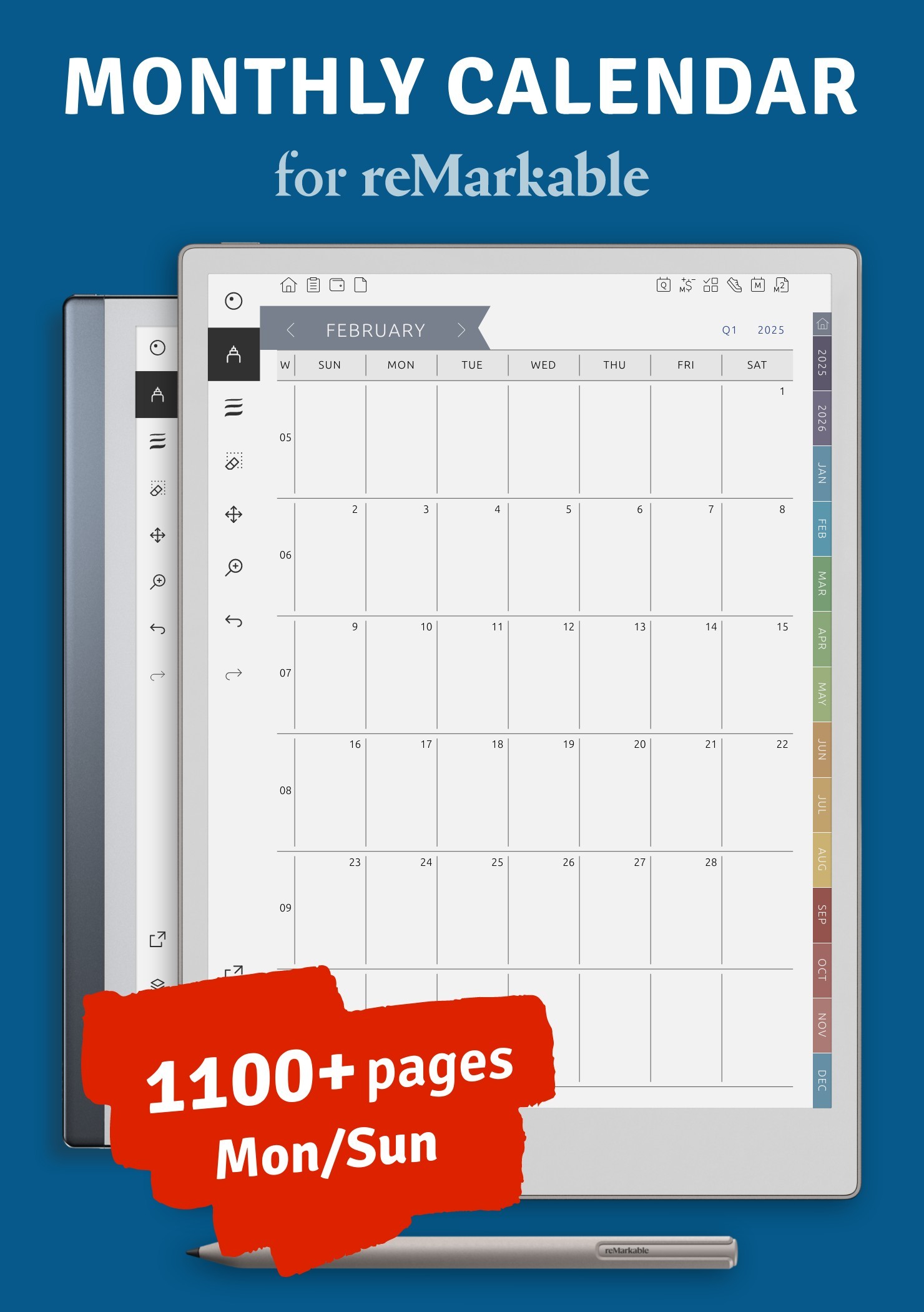 ReMarkable Monthly Calendar 2024 2029 ReMarkable Monthly Calendar 2024 2029