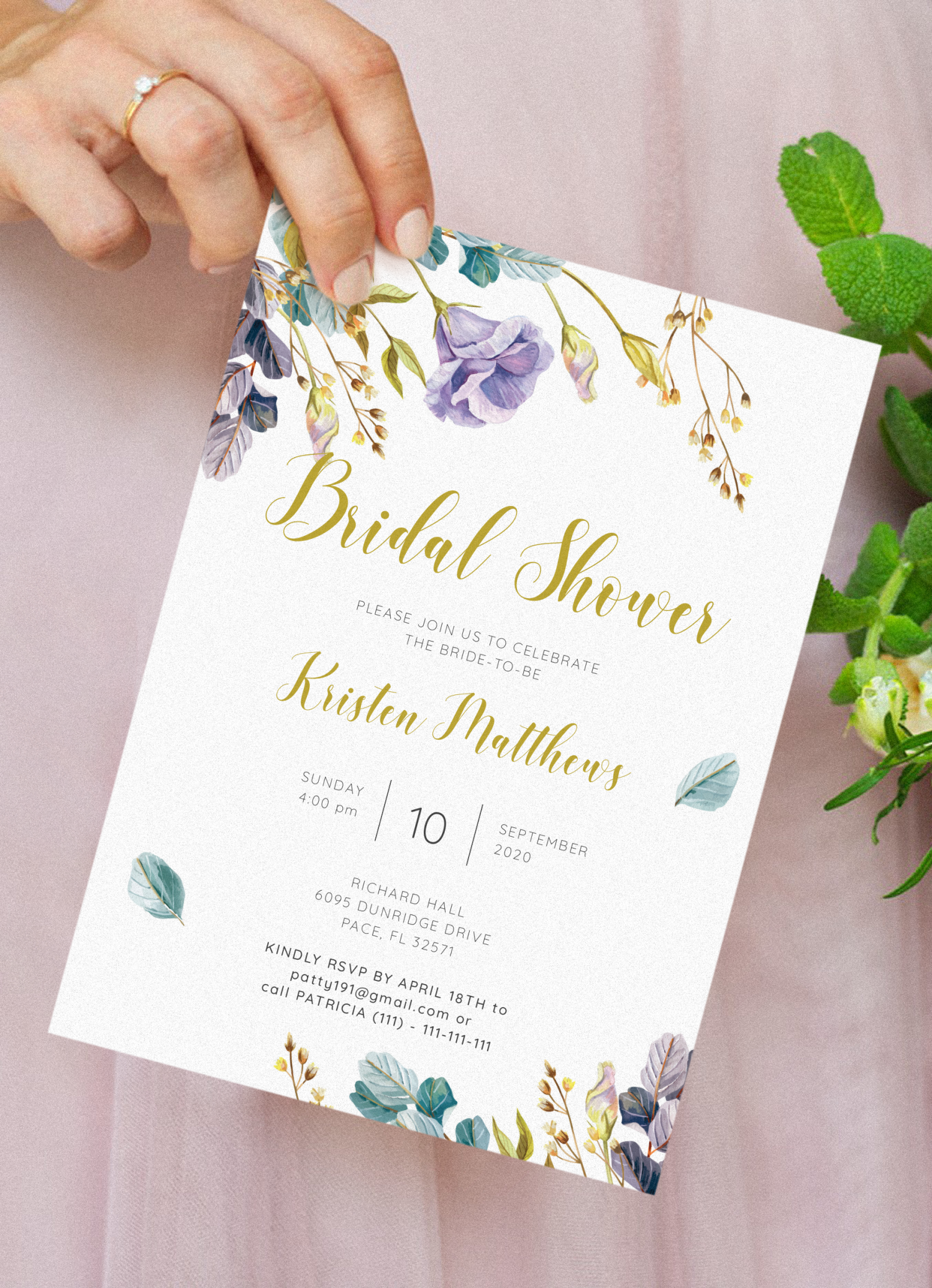 Printable Bridal Shower Invites