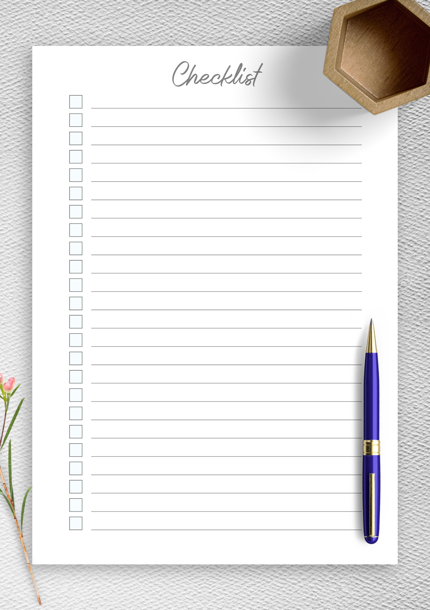 simple to do list printable