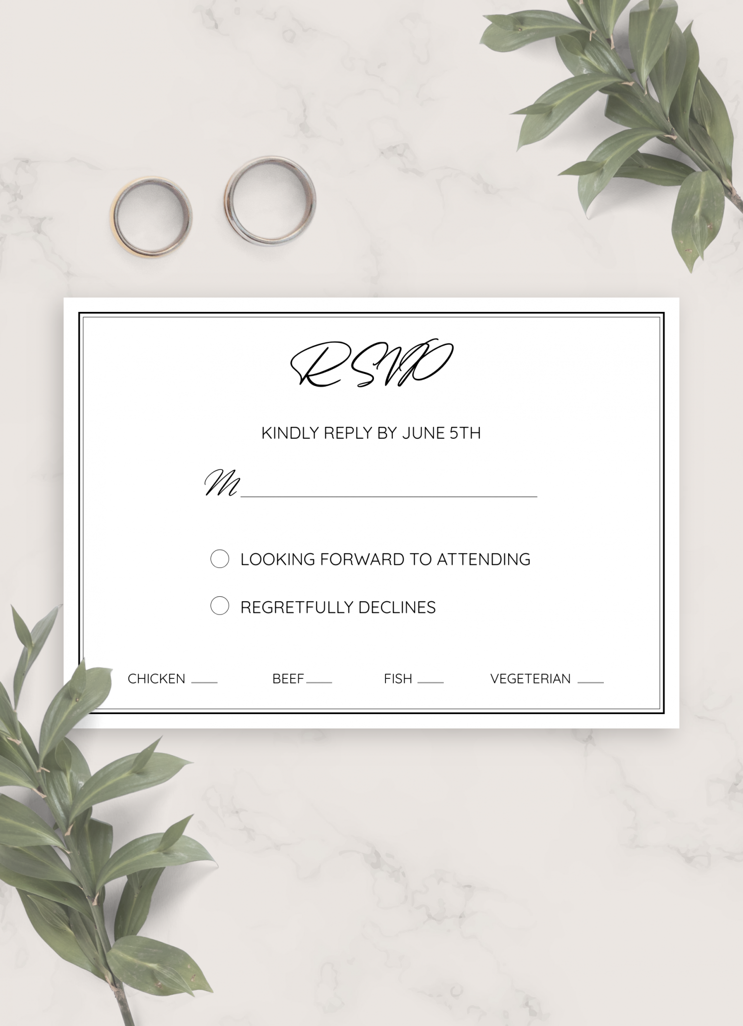  Template Free Printable Rsvp Cards Read iesanfelipe edu pe
