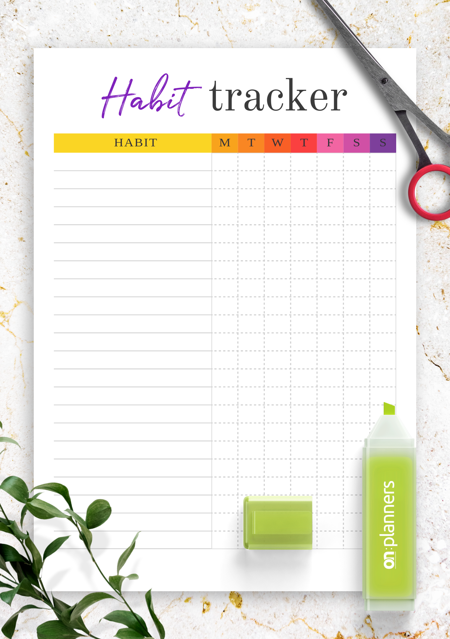 Habit Tracker Stickers | Weekly Monthly Daily Deco for Bullet Journals,  Planners, Traveler's Notebook, Diary