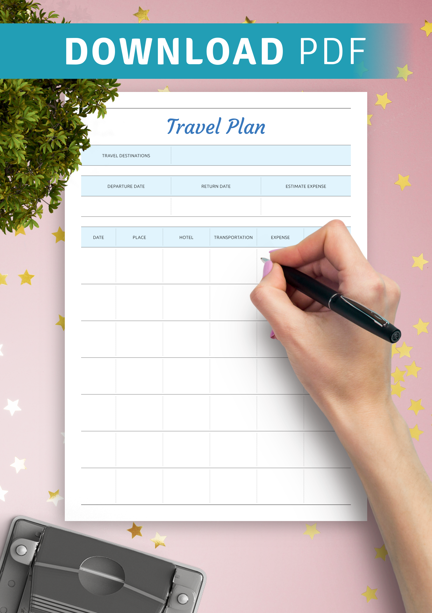 travel printable