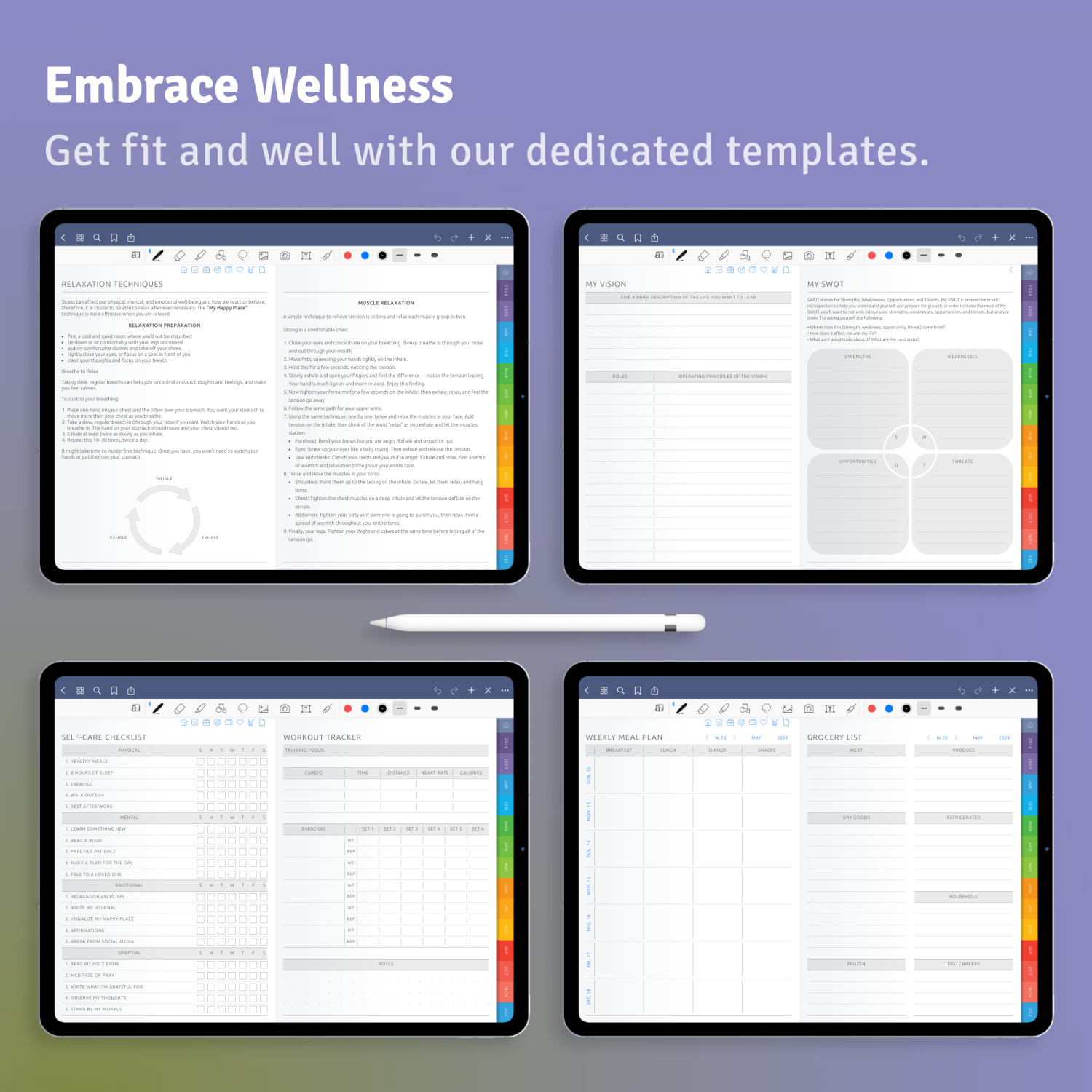 Wellness and Fitness templates