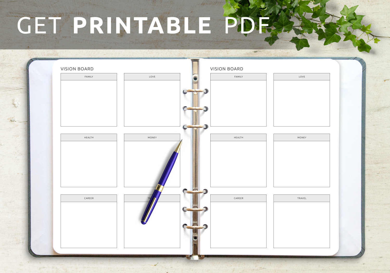 Download Printable Vision Board PDF