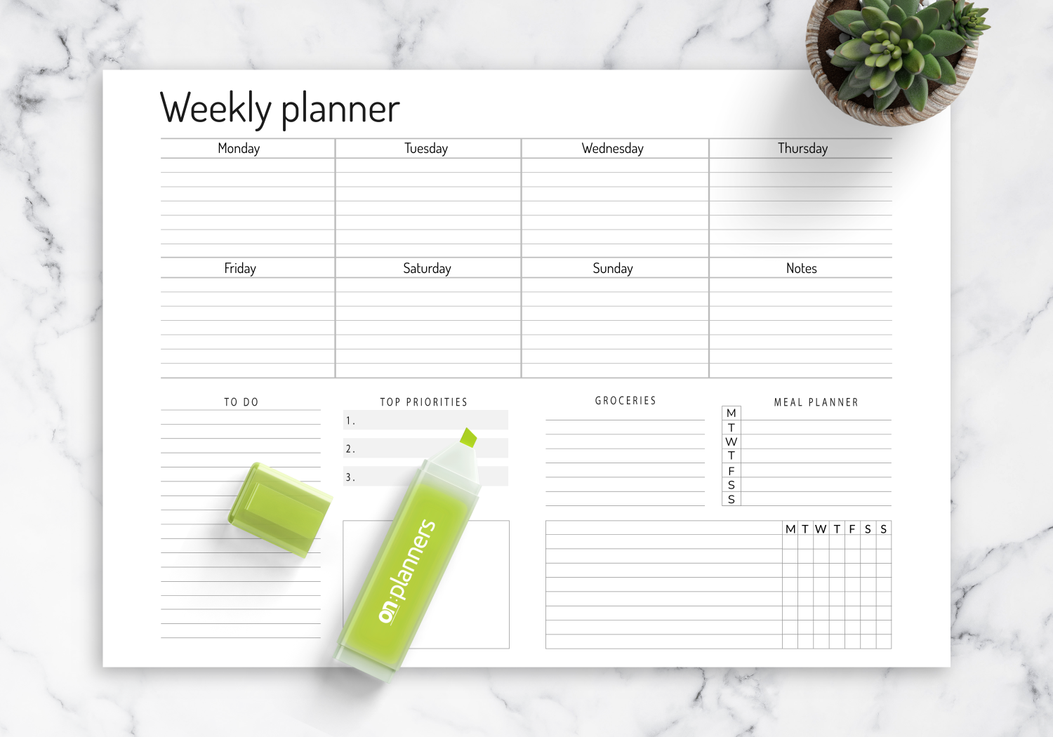 Printable Blank Weekly Calendar Worksheet Templates At Printable 