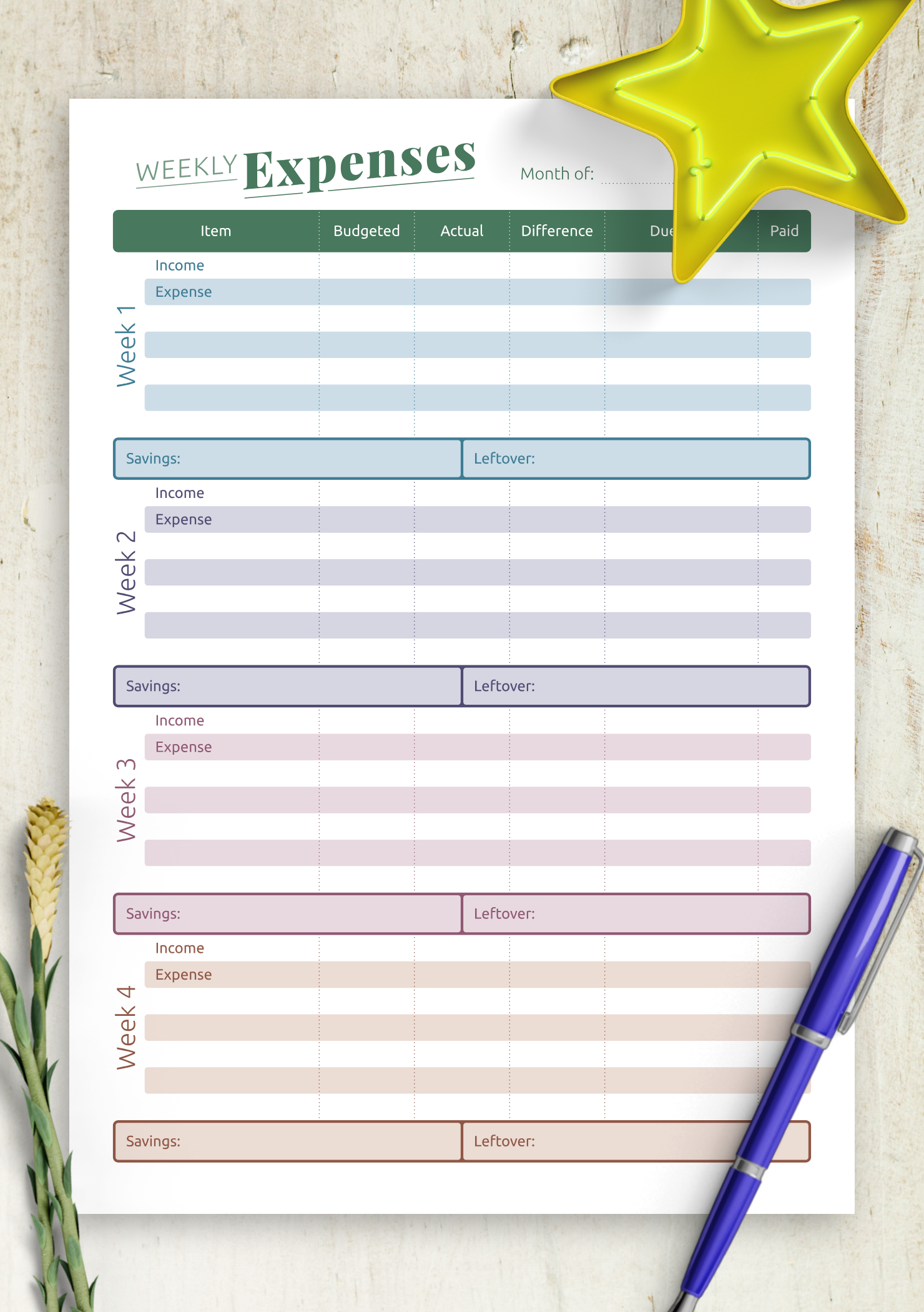 download-printable-weekly-expenses-pdf