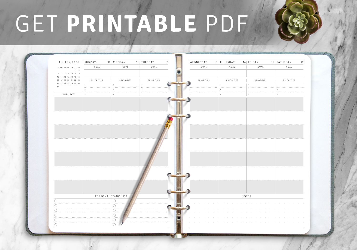 free printable lesson planners