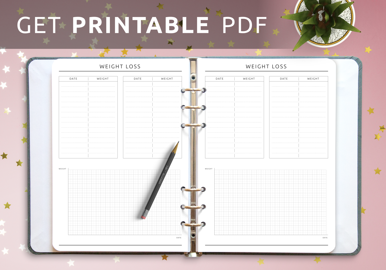 Download Printable Weight Loss Tracker Template Pdf