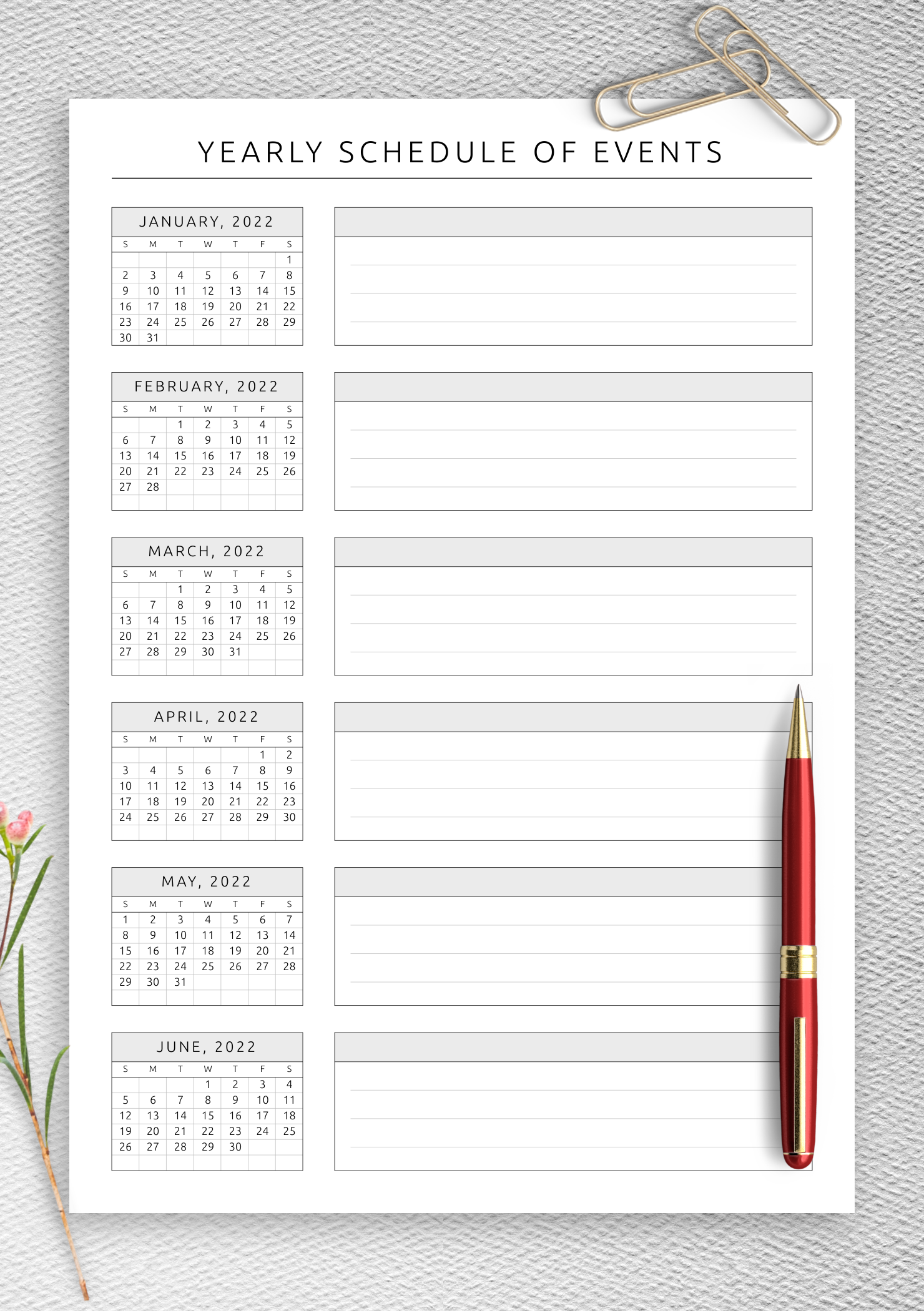 Calendar Of Events Template 2024 Lela Auroora