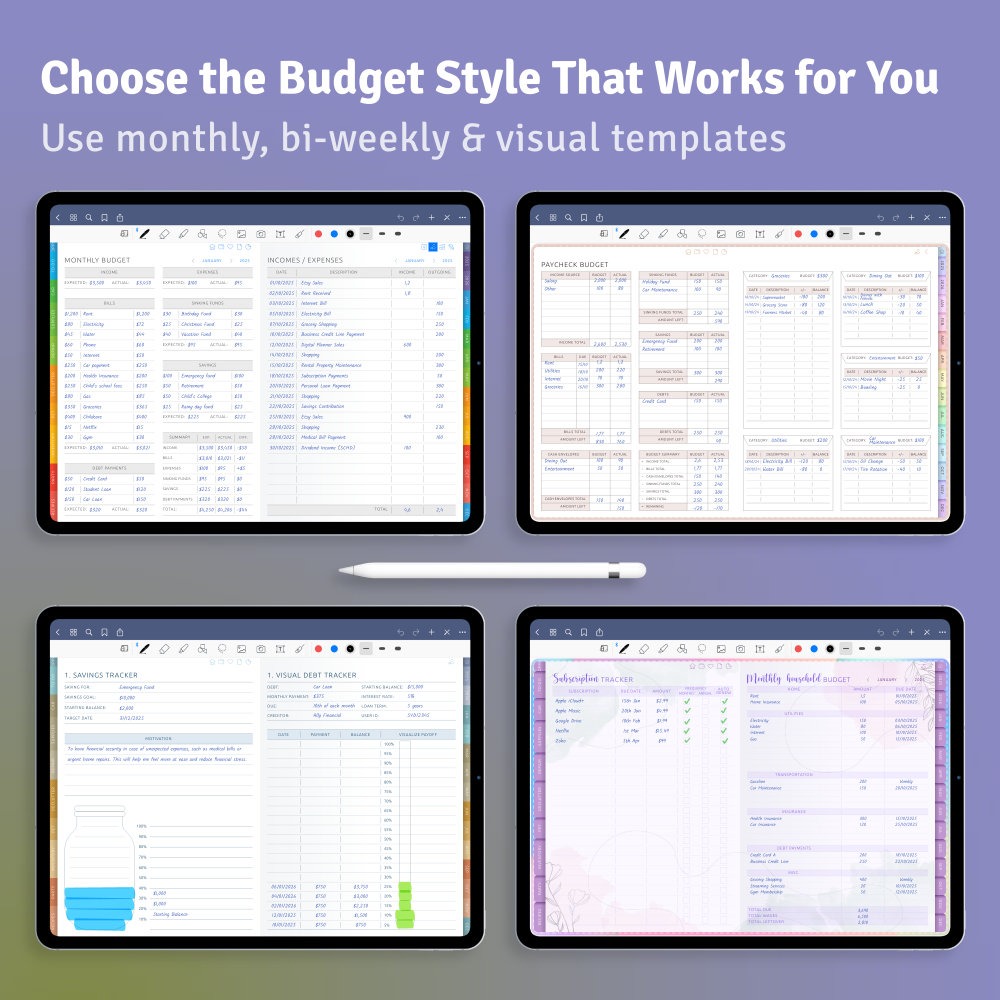 Download Digital Household & Cleaning Planner PDF for GoodNotes, iPad ...