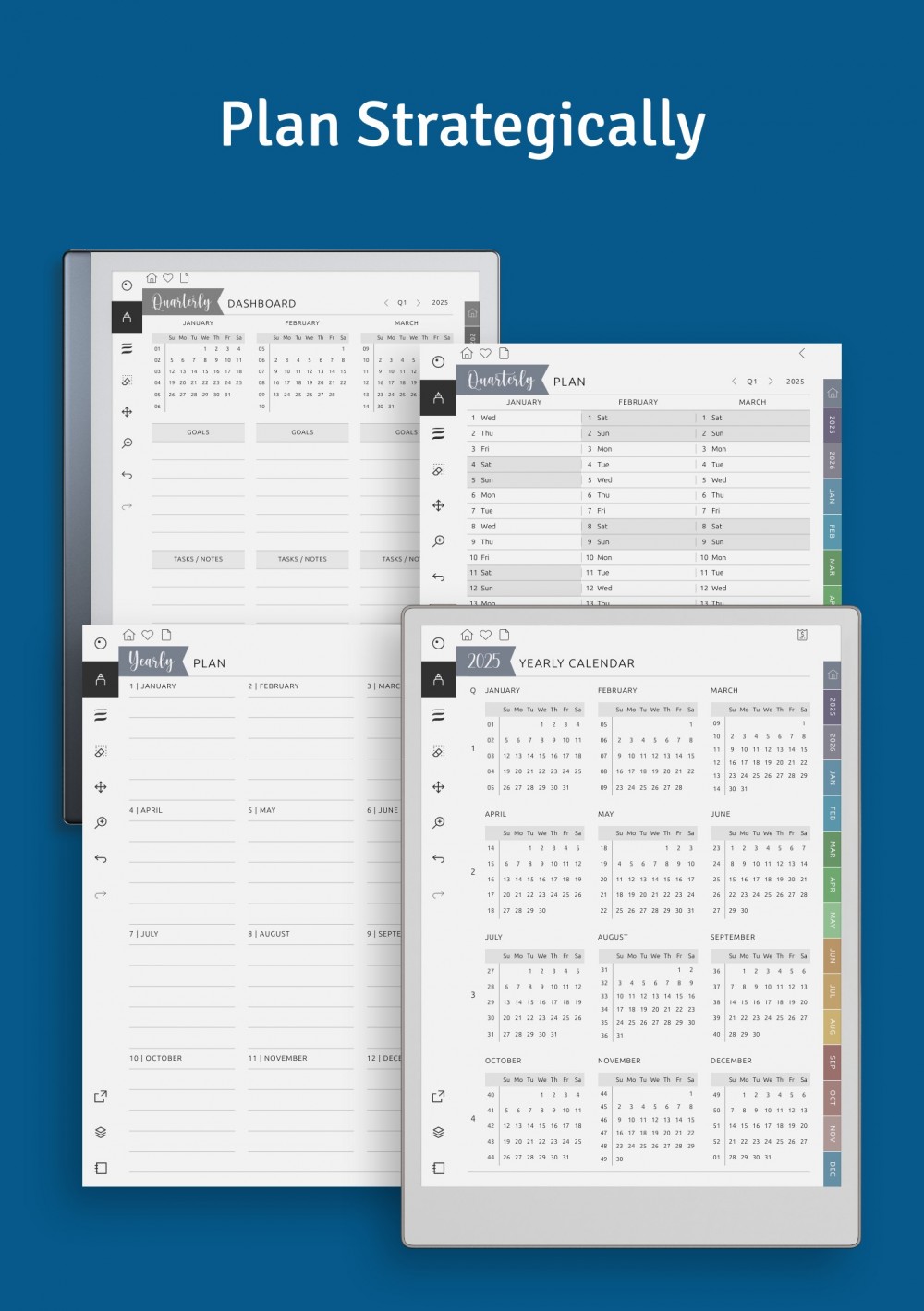 Daily Gratitude Planner for reMarkable – Customize Your Day with Positivity