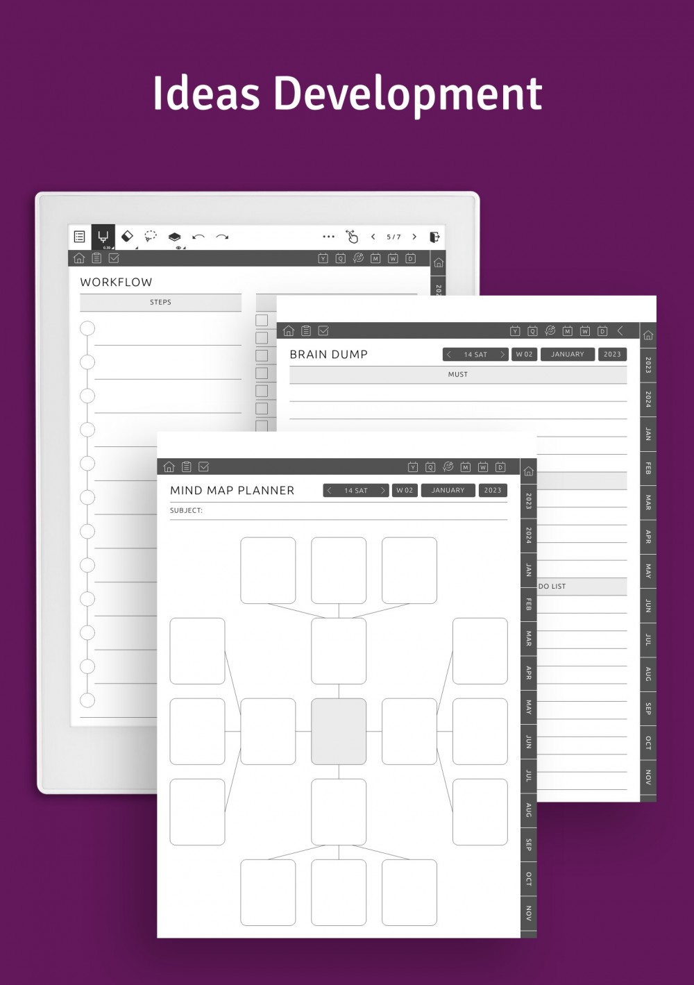 Supernote Map Template Download Supernote Work and Business Planner