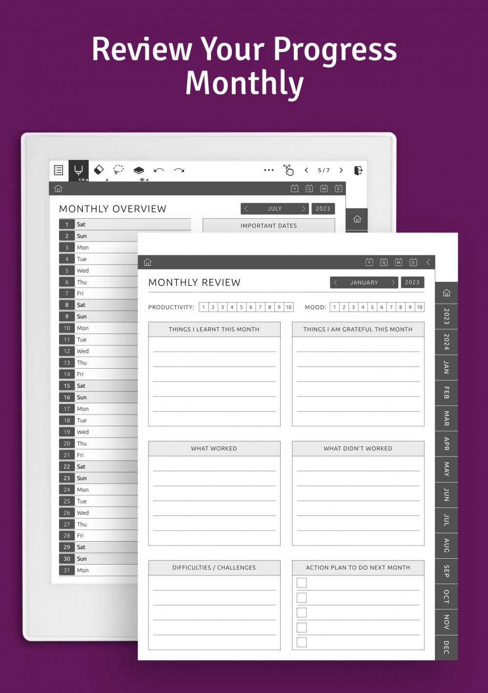 Supernote Notes Download Supernote Meeting Notes Hyperlinked PDF