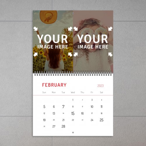 Photo Collages Calendar February 2023