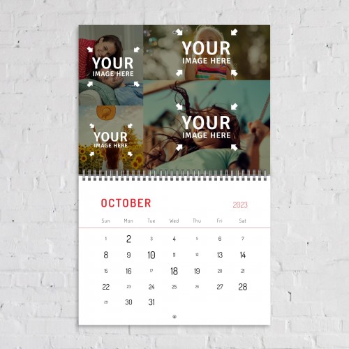 Photo Collages Calendar October 2023