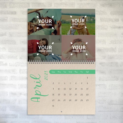 Custom Wall Calendar - April 2023