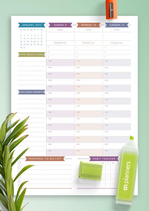 A5 Planner Printables