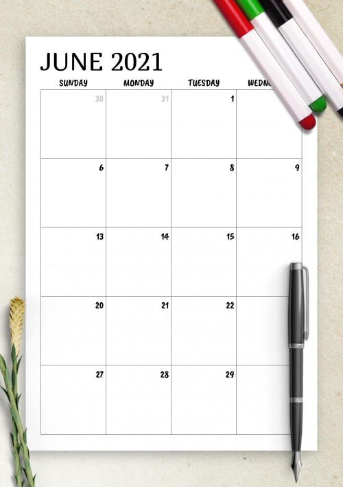 Minimal November 2021 Calendar