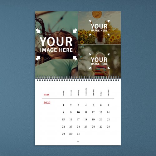 Minimalist May 2022 Photo Calendar