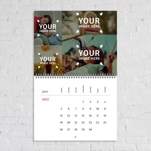 Minimalist June 2022 Photo Calendar