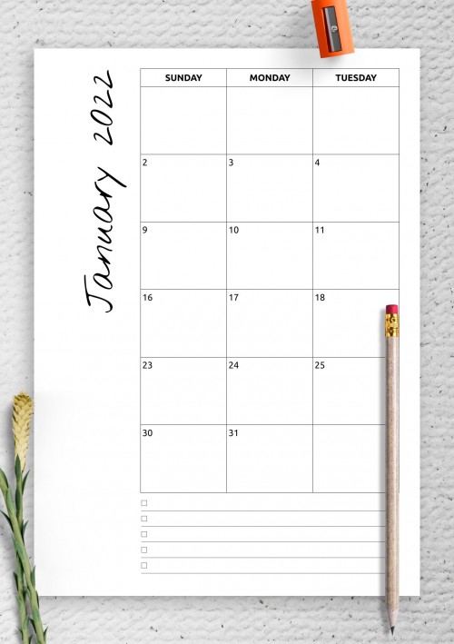 Monthly Planner Templates - Get Printable PDF
