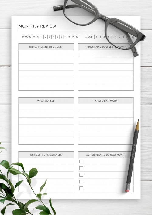 June 2025 Review Template