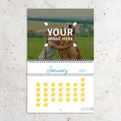 Original January 2022 Photo Calendar