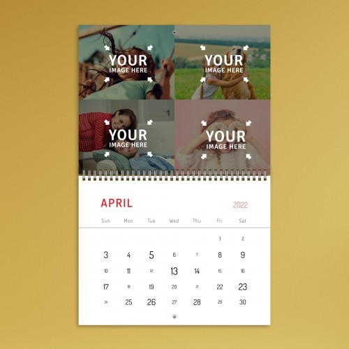 Photo Collages Calendar April 2022