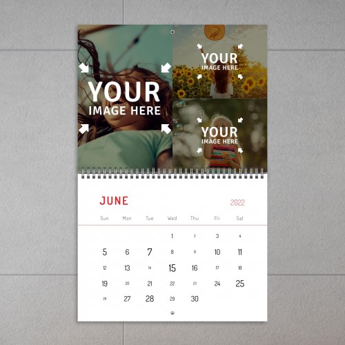Photo Collages Calendar June 2022